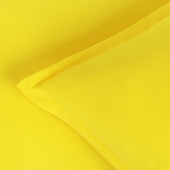 Трикотажное одеяло Роланд 220х235 желтого цвета - лучшие Одеяла в INMYROOM