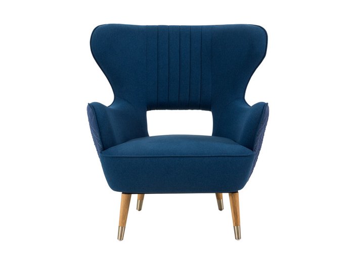 Кресло Kelt синего цвета  - купить Интерьерные кресла по цене 35990.0