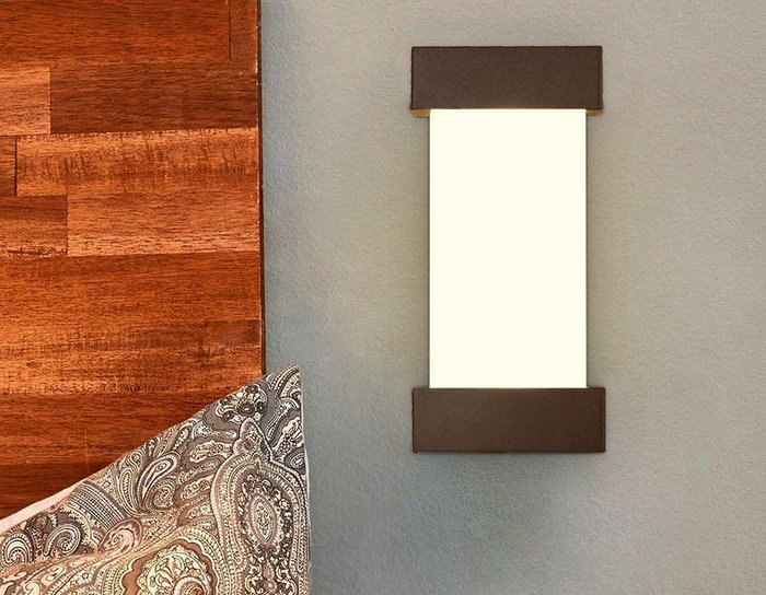 Настенный светодиодный светильник Wall коричневого цвета - лучшие Бра и настенные светильники в INMYROOM