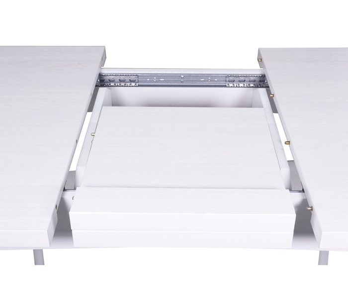 Раскладной обеденный стол Ялта белого цвета - купить Обеденные столы по цене 14490.0