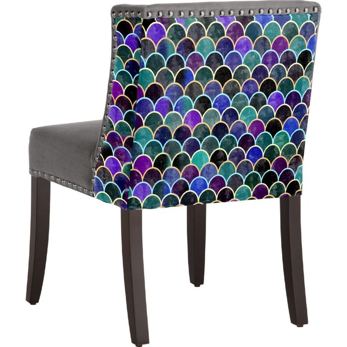 Стул с мягкой обивкой BlueWood серый - лучшие Обеденные стулья в INMYROOM