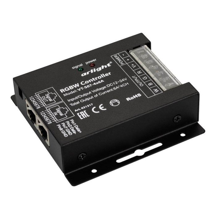 Контроллер Arlight VT-S07-4x6A 021317 - лучшие Контроллеры для светодиодной подсветки в INMYROOM