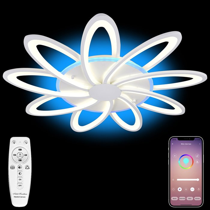 Потолочная люстра LED Light LED LAMPS 81151 (акрил, цвет белый) Потолочная люстра LED Light LED LAMPS 81151 (акрил, цвет белый)