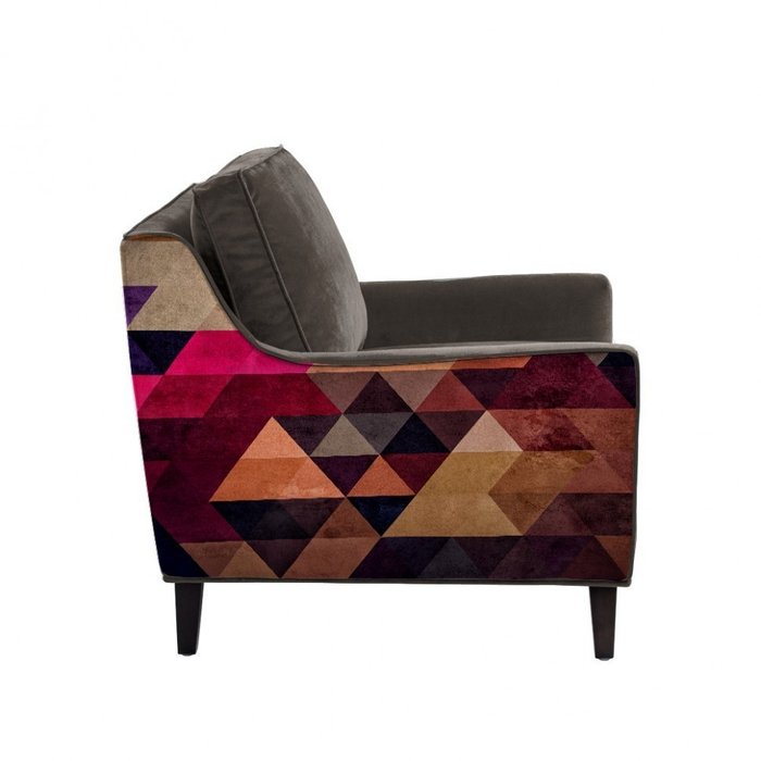 Кресло Triangle by James Soares коричневое - купить Интерьерные кресла по цене 76000.0