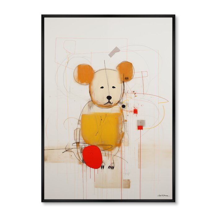 Репродукция картины Oh, those mice, No 1, 2024г.