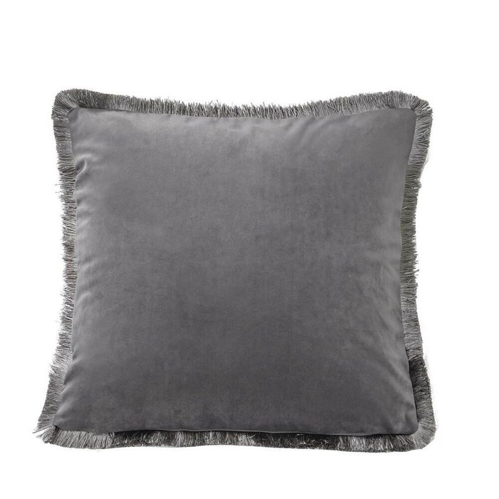 Наволочка Касандра №7 45х45 серого цвета - купить Чехлы для подушек по цене 1001.0