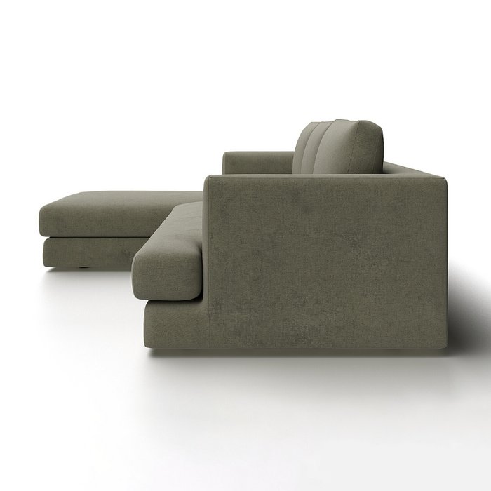 Угловой модульный диван Cross серого цвета - лучшие Угловые диваны в INMYROOM