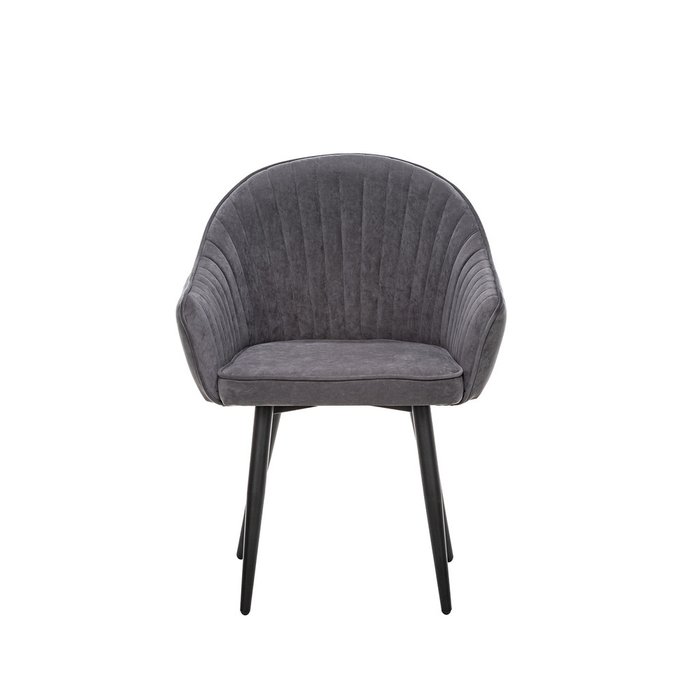 Стул вращающийся Вайд темно-серого цвета с белыми ножками - купить Обеденные стулья по цене 11550.0