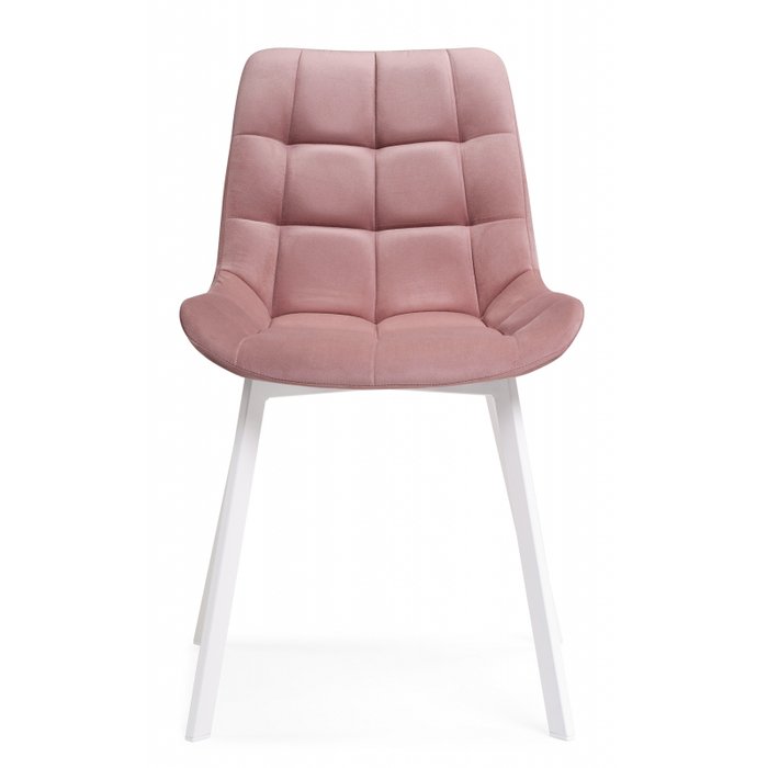 Обеденный стул Челси розового цвета - купить Обеденные стулья по цене 4990.0