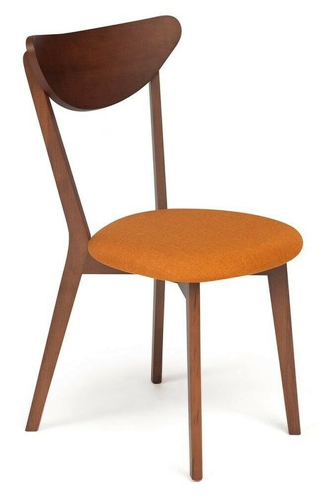 Набор из двух стульев Maxi оранжево-коричневого цвета - купить Обеденные стулья по цене 12280.0