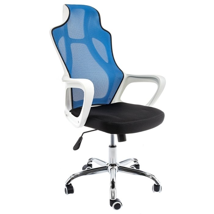 Компьютерное кресло Local черно-голубого цвета