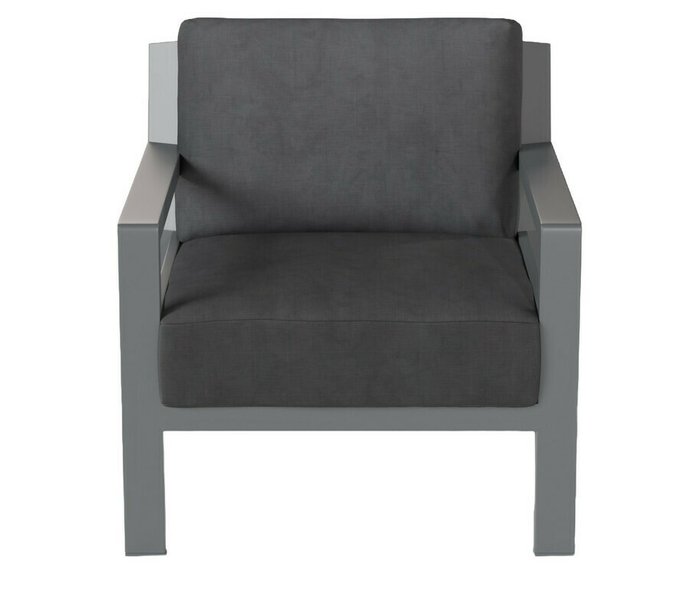 Садовое кресло Тетра серого цвета - купить Садовые кресла по цене 73995.0