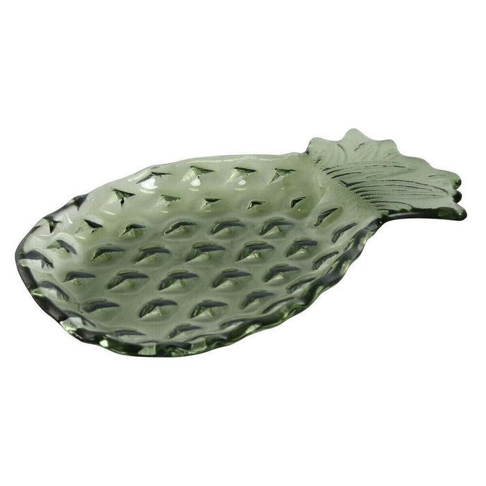 Блюдо Зеленый Ананас Тропический 20 x 15 x 1,5