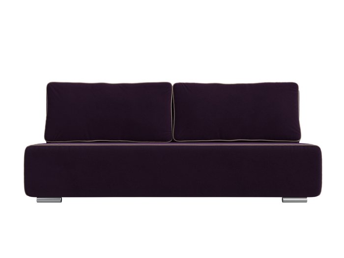 Прямой диван-кровать Уно фиолетового цвета - купить Прямые диваны по цене 31999.0
