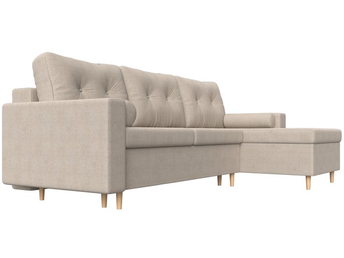 Угловой диван-кровать Белфаст бежевого цвета  правый угол - лучшие Угловые диваны в INMYROOM
