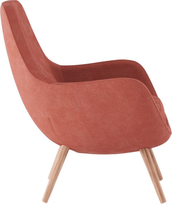 Кресло Лидия терракотового цвета - купить Интерьерные кресла по цене 61665.0