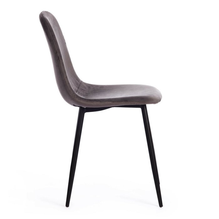 Набор из четырех стульев Breeze темно-серого цвета - лучшие Обеденные стулья в INMYROOM