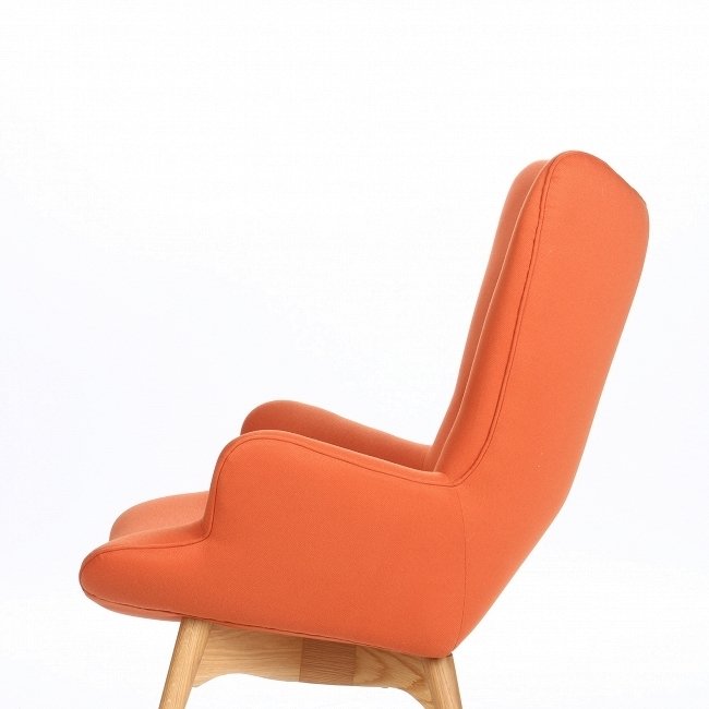 Кресло Contour оранжевого цвета - лучшие Интерьерные кресла в INMYROOM