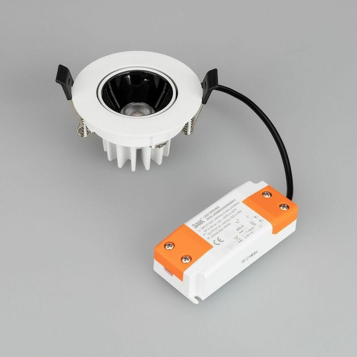 Встраиваемый светильник MS-Forecast-Built-Turn 037187 (алюминий, цвет белый) - купить Встраиваемые споты по цене 5052.0