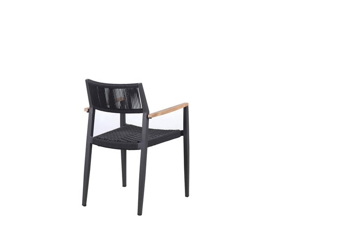 Стул садовый Toronto черного цвета - лучшие Садовые стулья в INMYROOM