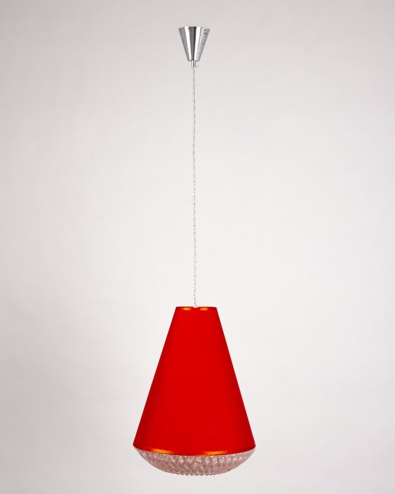 Подвесной светильник Cavaliere CL.8301-RED (стекло, цвет прозрачный) - купить Подвесные светильники по цене 4371.0