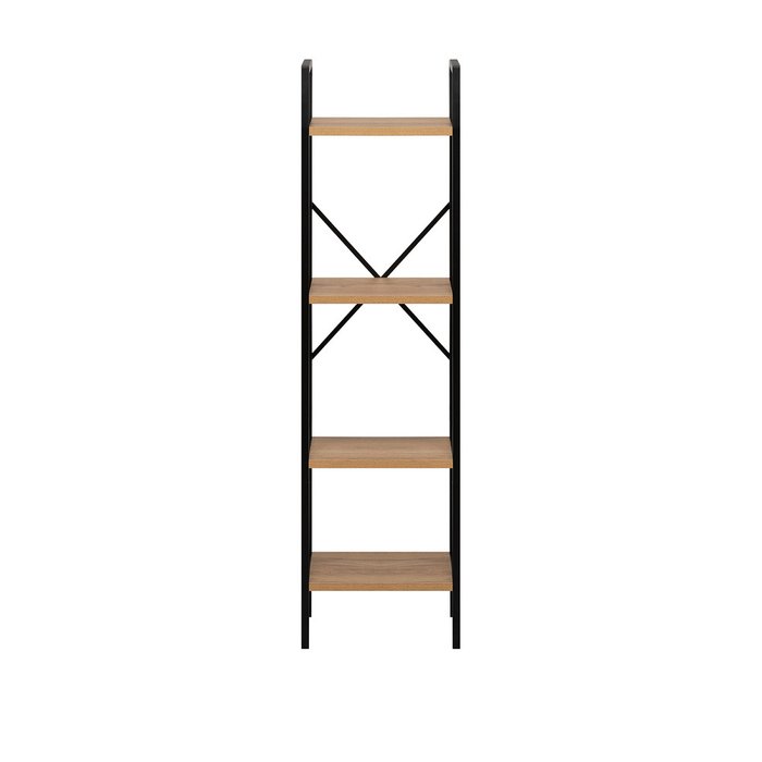 Стеллаж Стилвуд 14 черно-бежевого цвета - купить Стеллажи по цене 2840