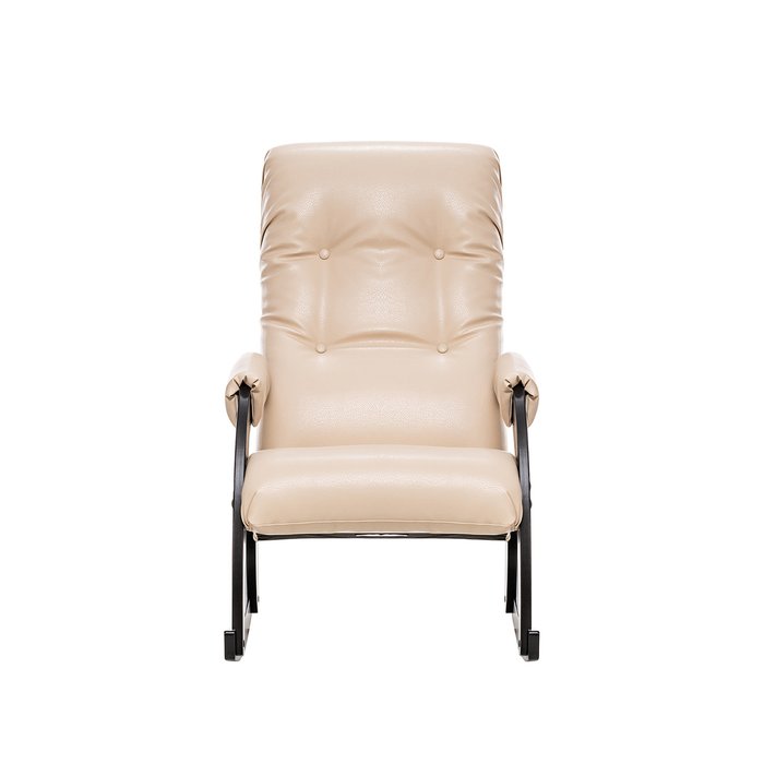 Кресло-качалка Модель 67 венге/ Polaris Beige  - купить Интерьерные кресла по цене 13258.0