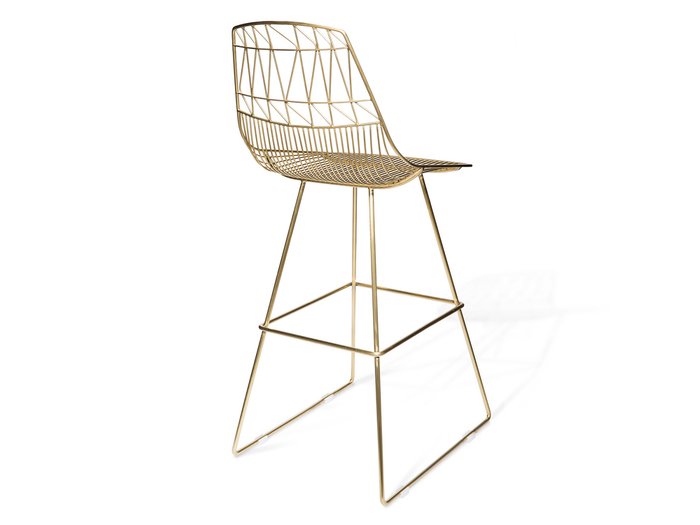 Барный стул Milano золотого цвета - лучшие Барные стулья в INMYROOM