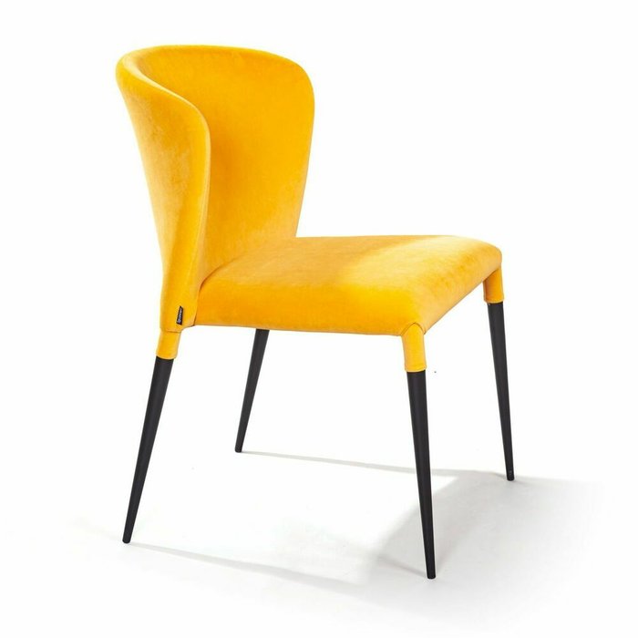 Стул Albert горчичного цвета - лучшие Обеденные стулья в INMYROOM