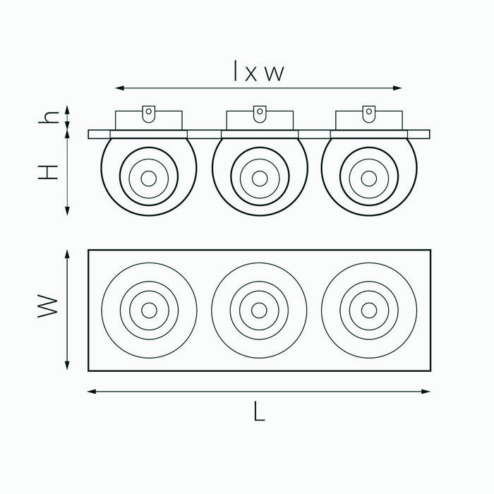 Светильник INTERO LED 9W*3 850LM*3 24G ЧЕРНЫЙ/БЕЛЫЙ 4000K (217537+217064+217074+217064) - купить Встраиваемые споты по цене 7044.0 Светильник INTERO LED 9W*3 850LM*3 24G ЧЕРНЫЙ/БЕЛЫЙ 4000K (217537+217064+217074+217064) - купить Встраиваемые споты по цене 7044.0