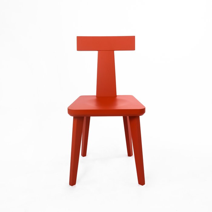 Стул T-Coffee красного цвета - купить Обеденные стулья по цене 32000.0