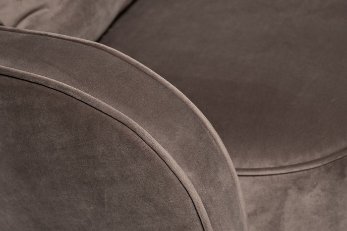 Кресло в обивке из велюра серого цвета - лучшие Интерьерные кресла в INMYROOM