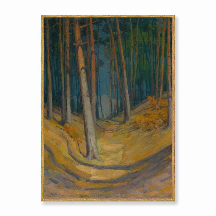 Репродукция картины на холсте Forest, 1925г. - купить Картины по цене 21999.0
