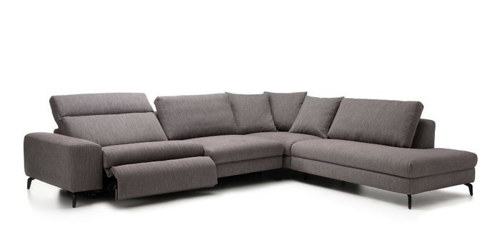 Угловой диван Dalmas серого цвета - лучшие Угловые диваны в INMYROOM