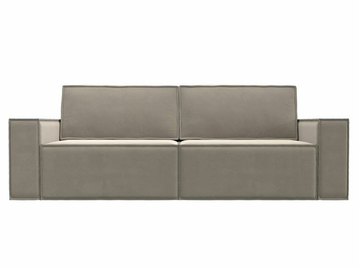 Прямой диван-кровать Куба бежевого цвета - купить Прямые диваны по цене 57999.0
