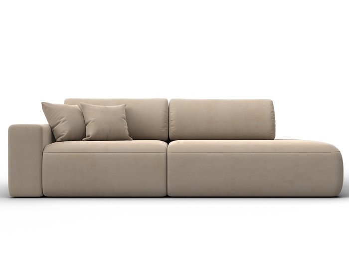 Диван-кровать Лига 036 Модерн бежевого цвета с левым подлокотником - купить Прямые диваны по цене 80990 Диван-кровать Лига 036 Модерн бежевого цвета с левым подлокотником - купить Прямые диваны по цене 80990