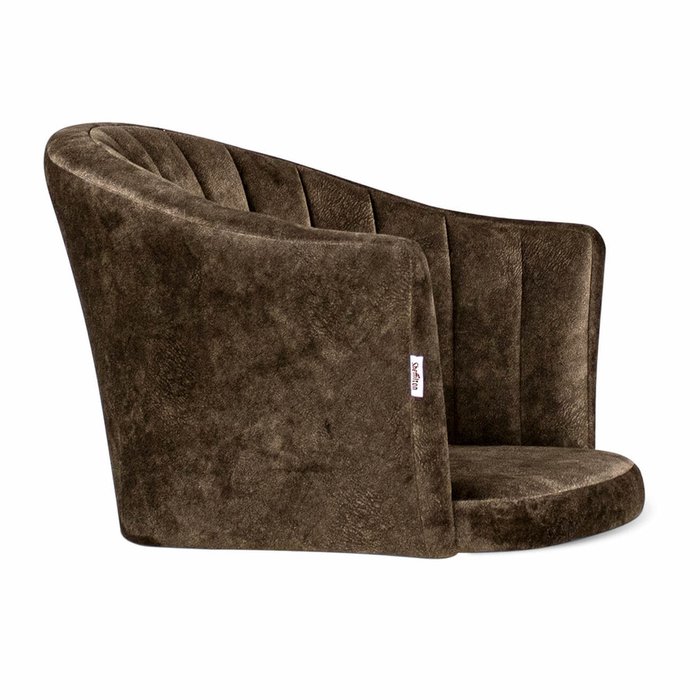 Стул подъемно-поворотный Tejat коричневого цвета - купить Офисные кресла по цене 17085.0