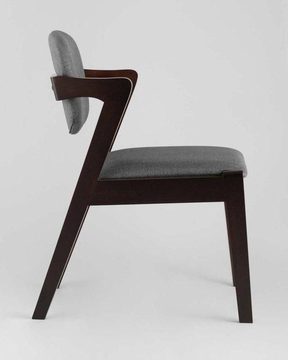 Набор из двух стульев Viva серо-коричневого цвета - лучшие Обеденные стулья в INMYROOM