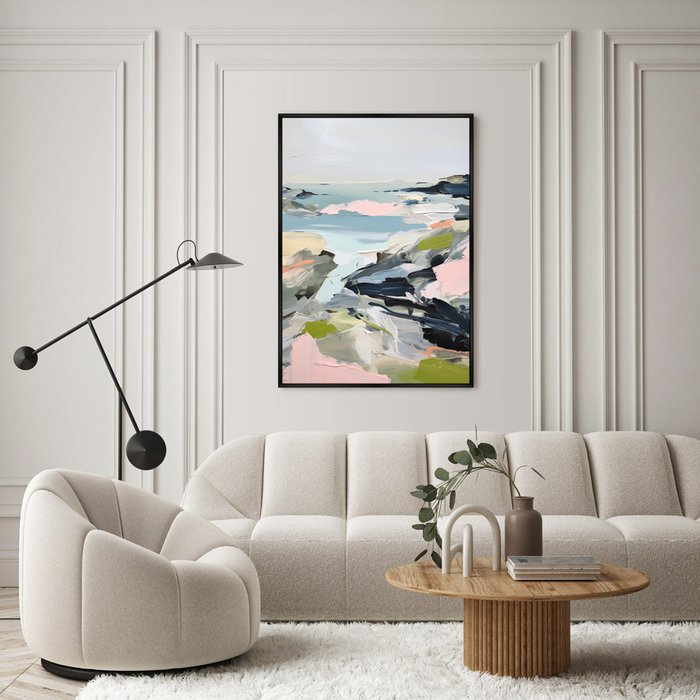 Репродукция картины Landscape collection, Sea bay in autumn, No 2, 2024г. - лучшие Картины в INMYROOM