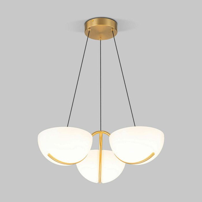 Подвесной светодиодный светильник 50083/3 LED золото Emisfero