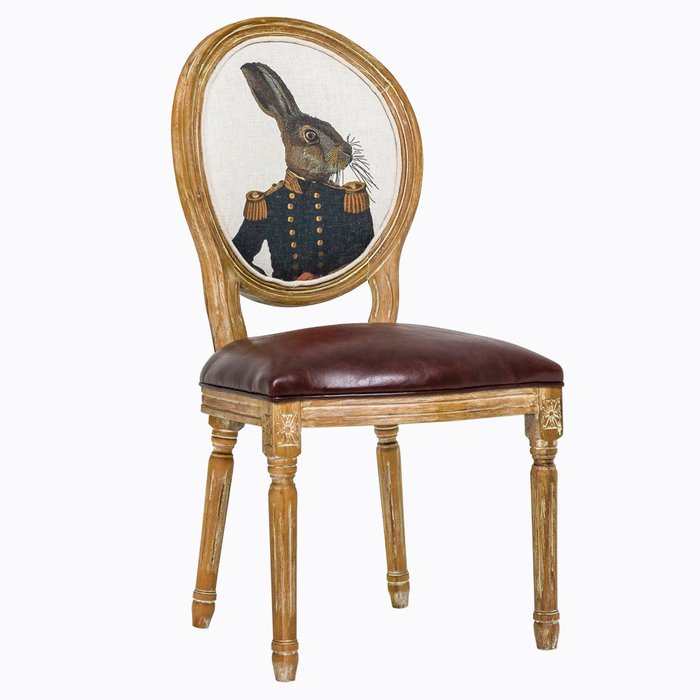 Стул Мистер Заяц с сидением из экокожи - купить Обеденные стулья по цене 32000.0