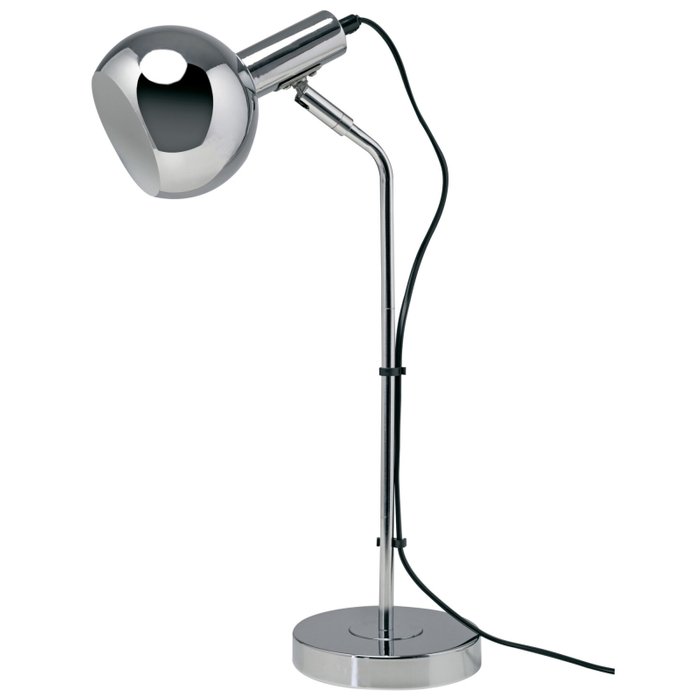 Настольная лампа UML-B702 E14 SILVER (пластик, цвет серебро)