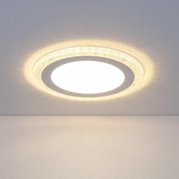 Встраиваемый потолочный светодиодный светильник Compo 10W 4200K белого цвета - купить Встраиваемые споты по цене 1240.0