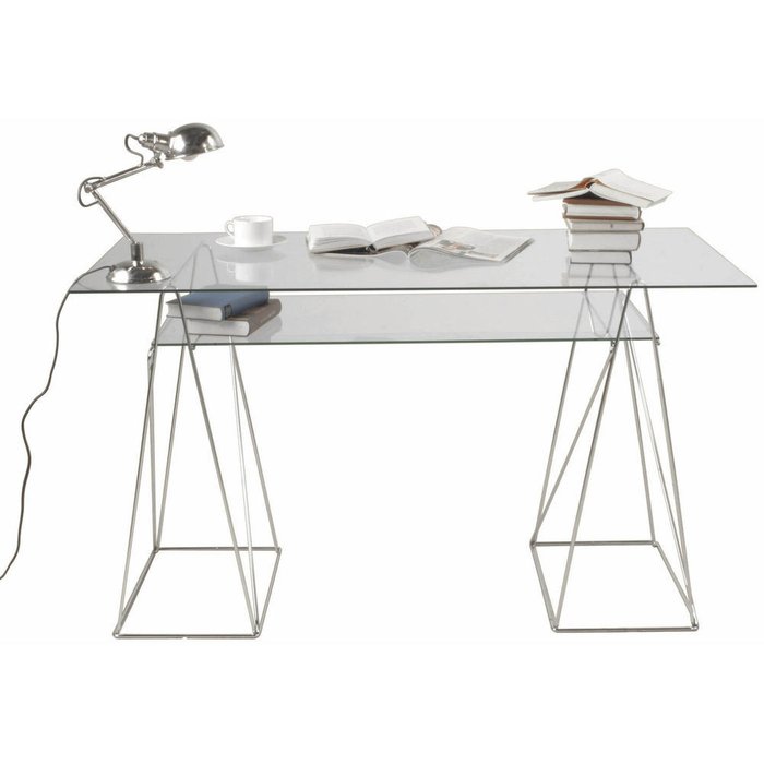 Стол письменный Polar с прозрачной столешницей - купить Письменные столы по цене 24390.0