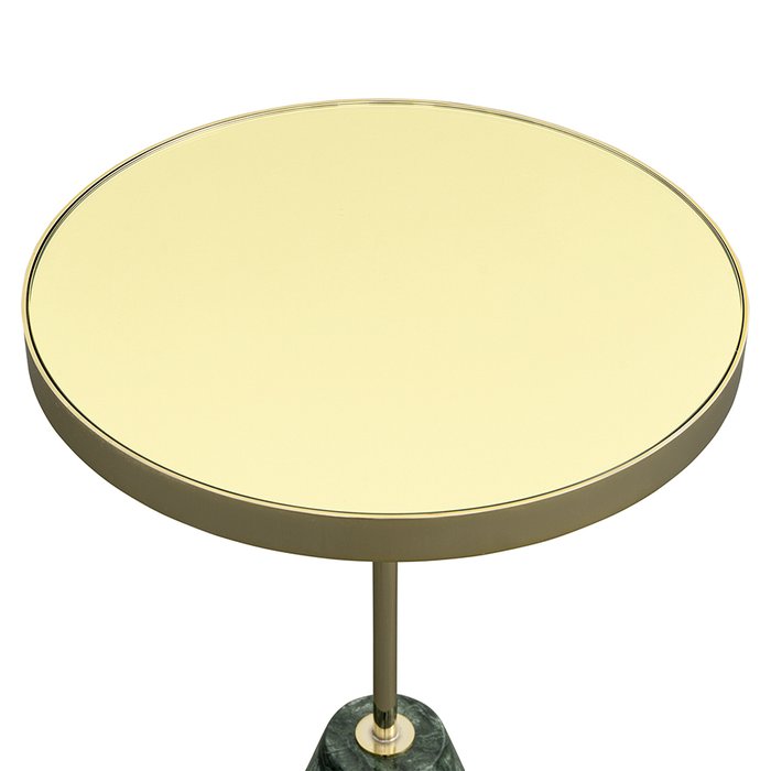 Столик кофейный Kaya золотисто-зеленого цвета - лучшие Кофейные столики в INMYROOM