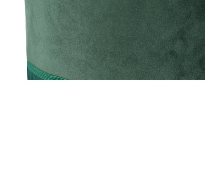 Пуф с бахромой зеленого цвета - купить Пуфы по цене 8500.0