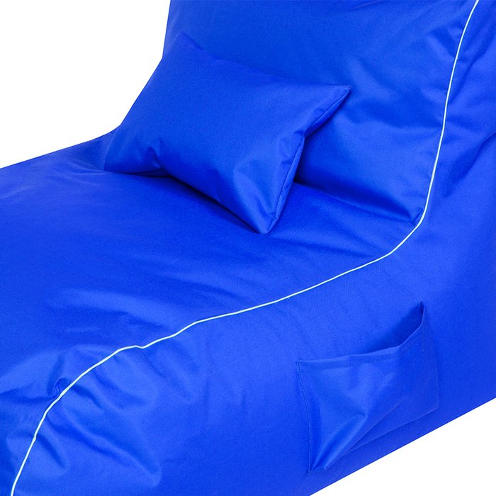 Кресло Лежак синего цвета - лучшие Бескаркасная мебель в INMYROOM