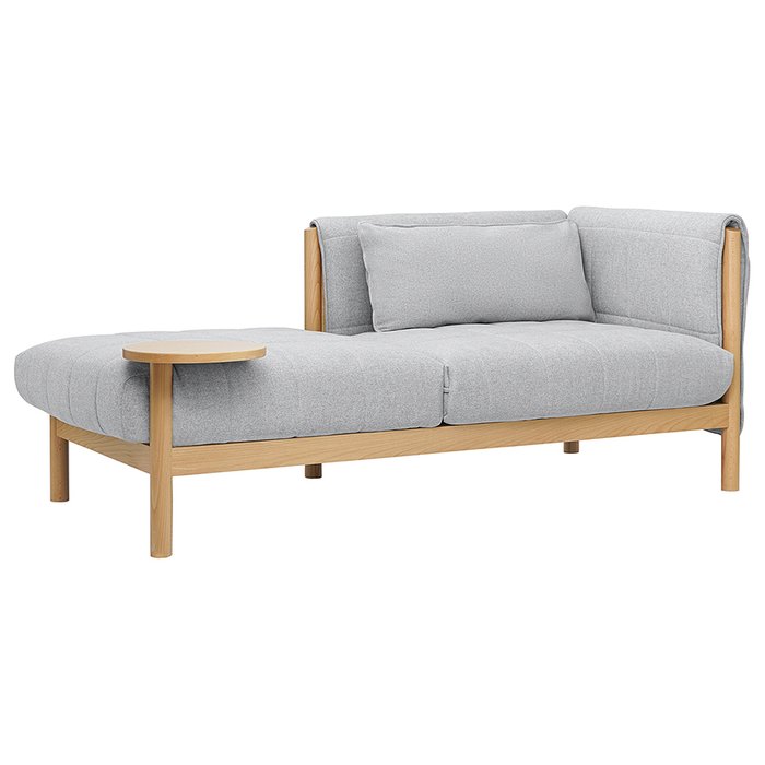 Кушетка-диван Noak светло-серого цвета