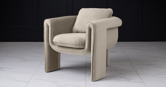 Кресло Whooper белого цвета - лучшие Интерьерные кресла в INMYROOM