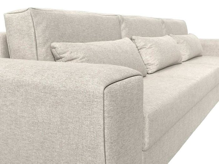 Прямой диван-кровать Лига 008 Long бежевого цвета - лучшие Прямые диваны в INMYROOM